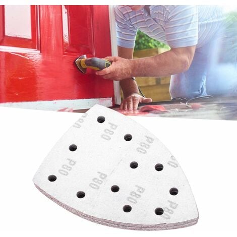 Mouse Detail Sandpaper 70Pcs 12 Hole Mouse Sander Sanding Pads for