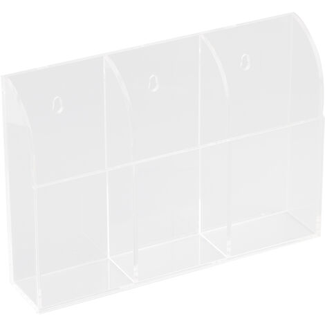 White Acrylic Drawer Closet Organizer, Size: 25.5*33*11.5cm