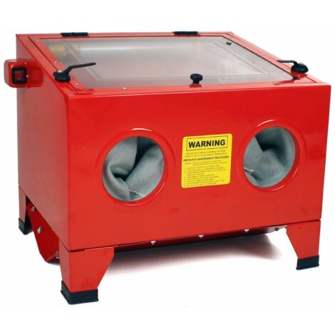 Varan Motors - NESB-09-B Cabina chorreadora de arena 90 litros con accesorios y mangas