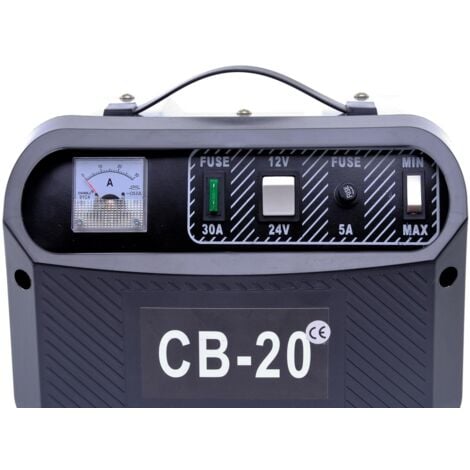 Varan Motors - var-CB-20 Cargador de batería 2V 20-150Ah y 24V 20-180Ah