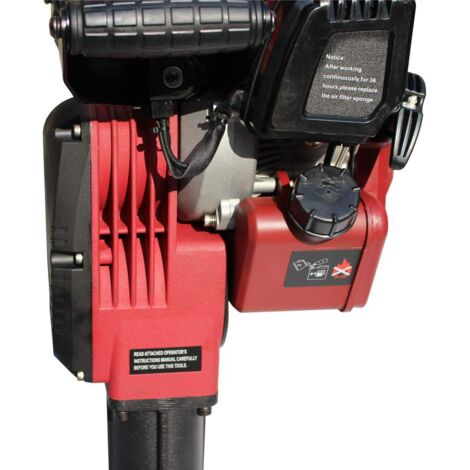 Varan Motors - NEGJH-04 Martillo neumático cincelador Martillo de demolición térmico 52cc 2.4CV 55 joules + 2 cinceles