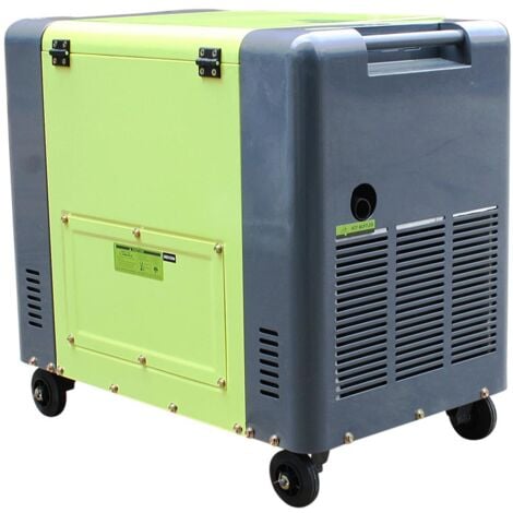 Varan Motors - 92625-ATS Generador diésel 6.25kVA, 1 x 400V, 2 x 230V + arranque automático ATS