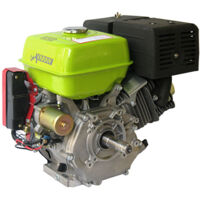 Varan Motors - 92582 MOTOR DE GASOLINA OHV DE 9,6kW (13CV) – 389CC CON ARRANQUE ELECTRICO - Negro