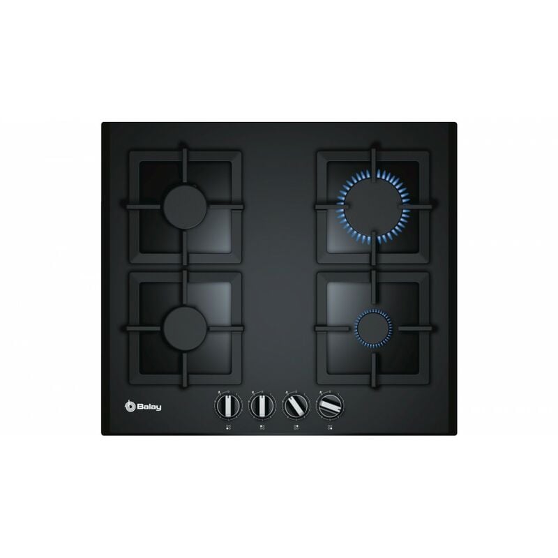 Balay 3ETG664HB hobs Negro Integrado Encimera de gas 4 zona(s)