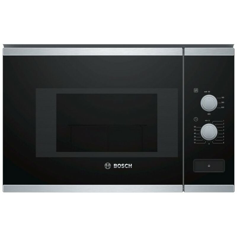 Bosch BFL520MS0 Microondas Integrado combinado 20 L 800 W Negro, Acero inoxidable