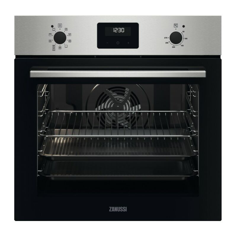 Zanussi ZOHEA3X1 72 L 2780 W A+ Negro, Acero inoxidable