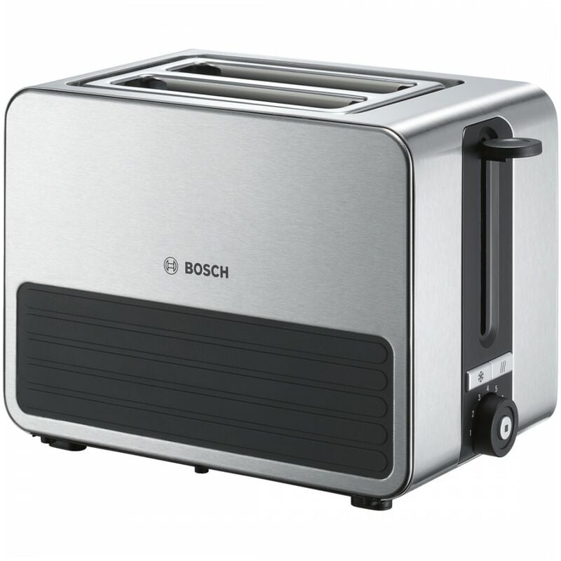 Bosch TAT7S25 tostadora 2 rebanada(s) 1050 W Negro, Gris