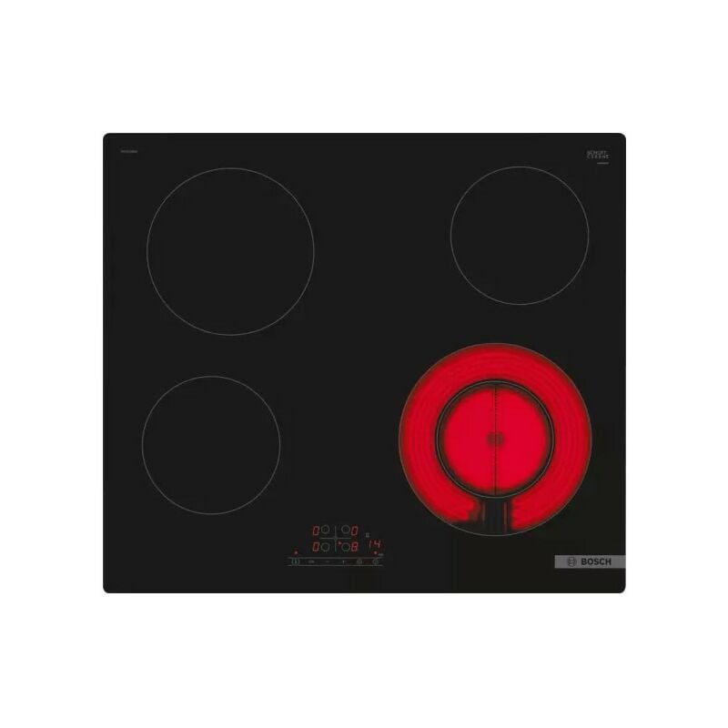 Bosch Serie 4 PKF611BB8E hobs Negro Integrado 59.2 cm Cerámico zona(s)