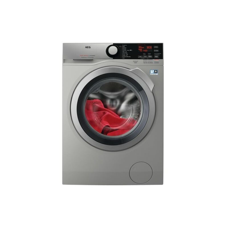 AEG L7FEE842S lavadora Carga frontal 8 kg 1400 RPM C Plata