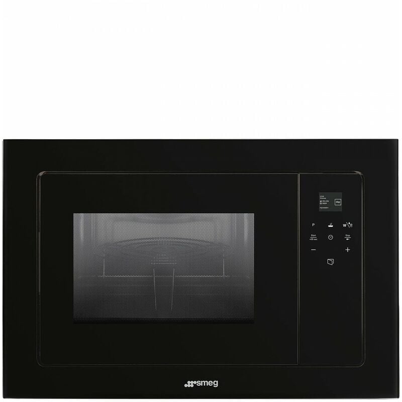 Smeg FMI120N2 Microondas Integrado con grill 20 L 800 W Negro