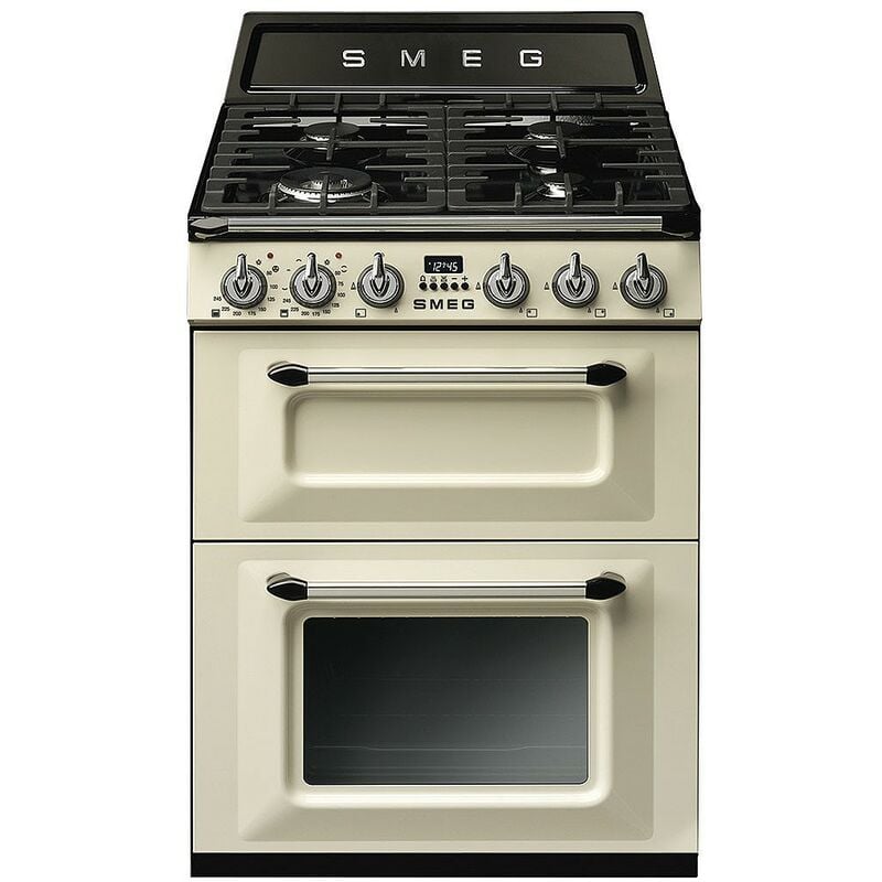 Smeg TR62P Cocina independiente Encimera de gas Crema color A