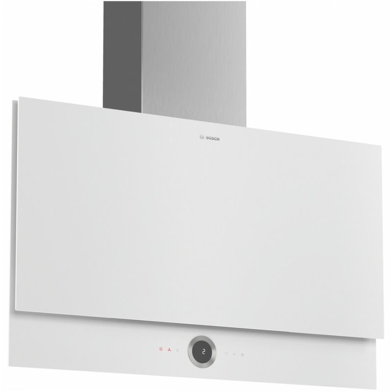 Bosch Serie 8 DWF97RV20 campana De pared Acero inoxidable, Blanco 730 m³/h A