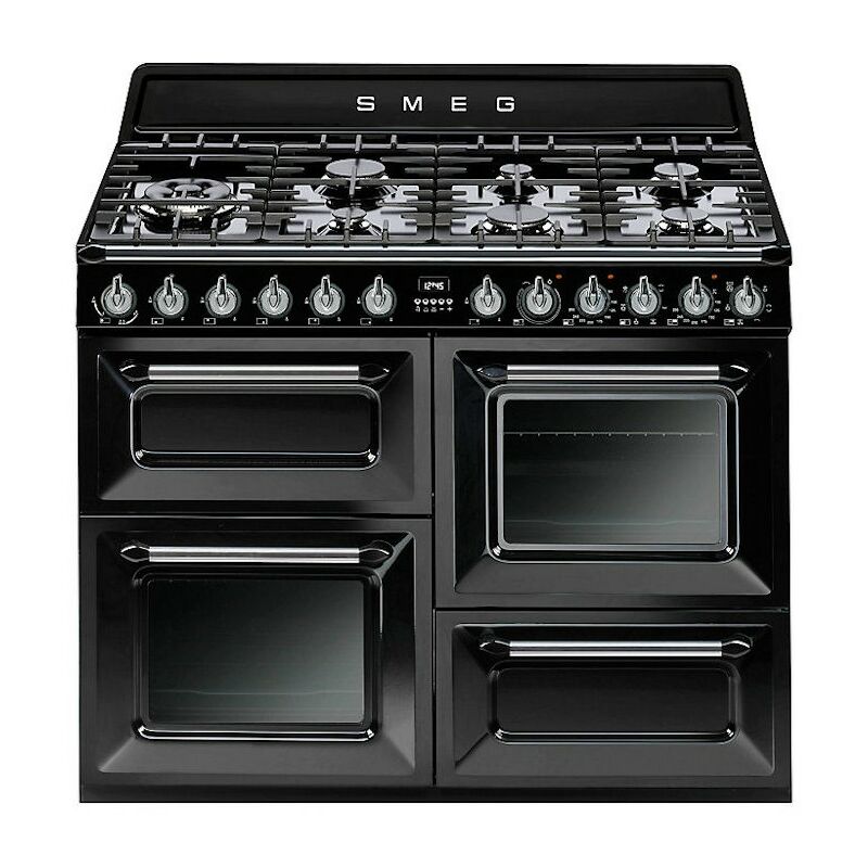 Smeg TR4110BL1 Cocina independiente Encimera de gas Negro A