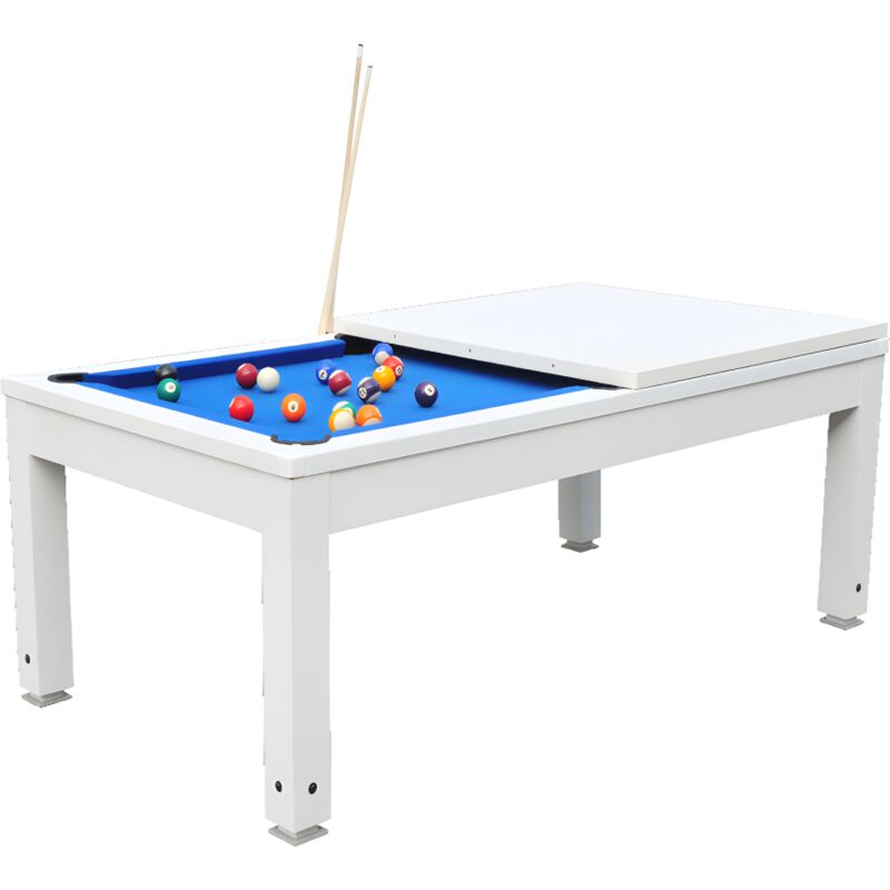 Tavolo da biliardo 7 piedi Multi-gioco rosso Air Hockey + Ping pong – Mattew