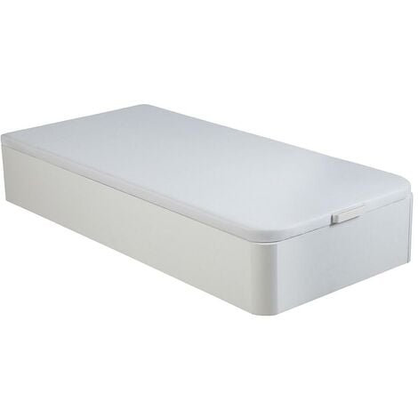 Set letto 90 x 190 cm: Rete contenitore Bianco + Materasso molle  insacchettate PRESTIGE di DREAMEA