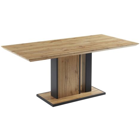 Tavolo da pranzo in metallo e legno MDF Added