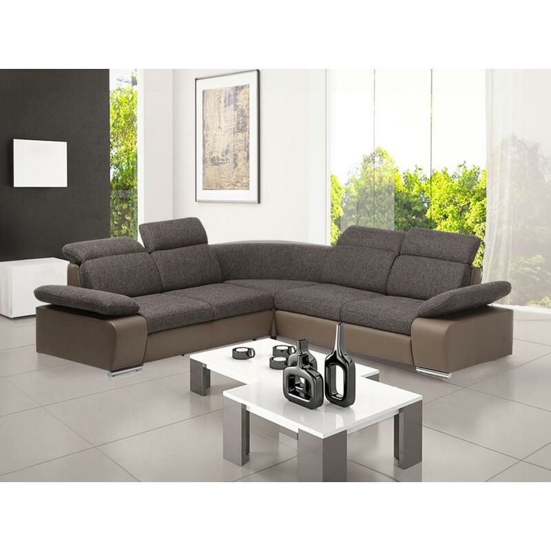 Sofa cama clic-clac microfibra en color gris MISHAN