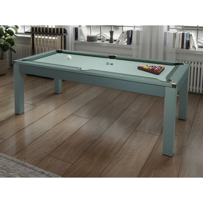 Mesa transformable - Billar y ping-pong BALTHAZAR - 213x112x81.5 cm - Azul  - Vente-unique