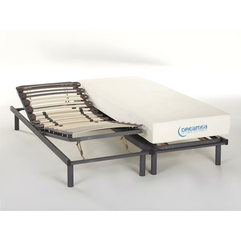 Cama articulada manual UBUD de DREAMEA - 2x80x200 cm - Venta-unica