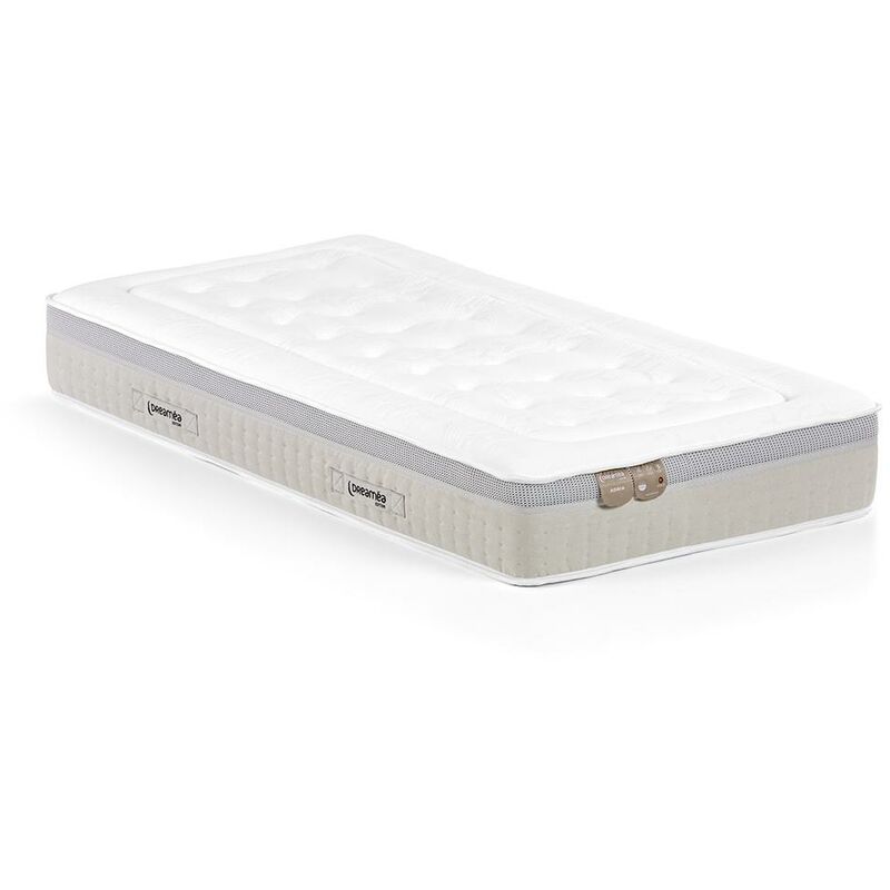 Colchón de espuma con memoria de forma con sobrecolchón de 26 cm de grosor - 90 x 190 cm - ALCEE de DREAMEA - Venta-unica