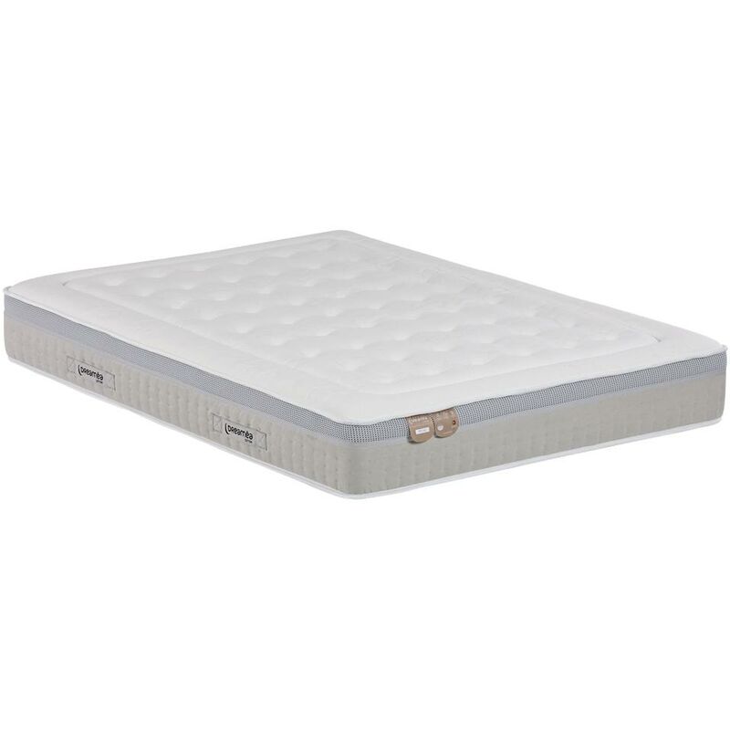 Colchón de espuma con memoria de forma con sobrecolchón de 26 cm de grosor - 160 x 200 cm - ALCEE de DREAMEA - Venta-unica