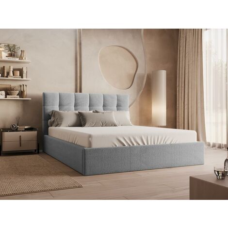 Canapé abatible, gran capacidad y alta durabilidad, blanco, 180x190 Storage  bed