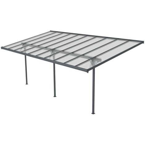 GARDIUN KIS13009 - Pérgola de Pared Elliot - 9,5 m² 314x300x225