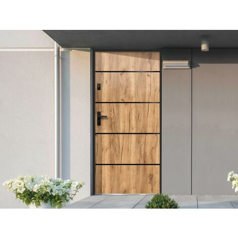 Manija de puerta de entrada arquitectónica de acero inoxidable de