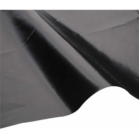 Liner de bassin PVC 7 m x 8 m, 0,5 mm film noir pour bassin de jardin, PVC  0,5mm 8m de largeur, Bâche pour bassin