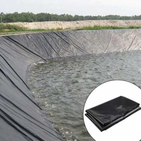 Revêtement d'étang extérieur étanche pour bassin à poissons - Membrane  résistante aux UV - Pour jardin, étangs, ruisseaux, fontaines, 0,5 mm