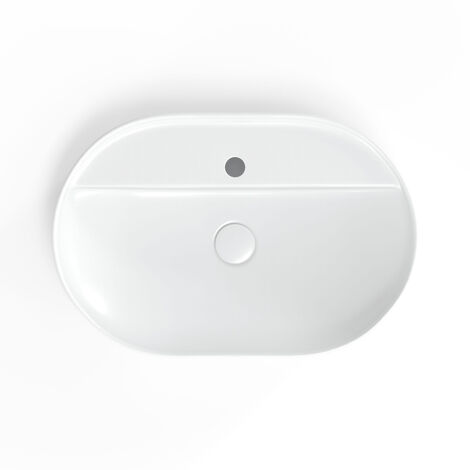 PetierWeit Keramik-Aufsatzwaschbecken Rund – 51x5 Produktbild-Vorschau 1