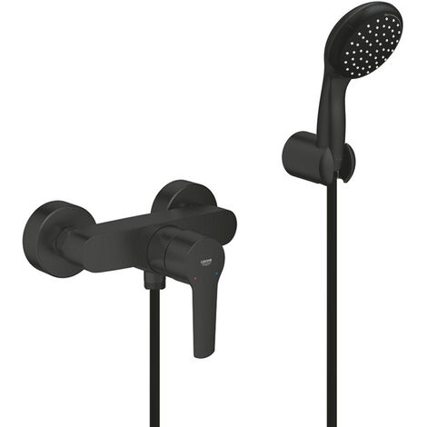Delta Handbrause ZURA Mit Wandhalterung, 5 Strahlarten, H2Okinetic, Touch-Clean, 55140-BL