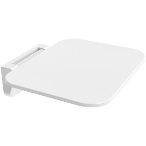 Swiss Aqua Technologies Klappbarer Duschsitz 38 x 13,3 x 36,5 cm, Barrierefrei , weiss (SATDSEDPLB)