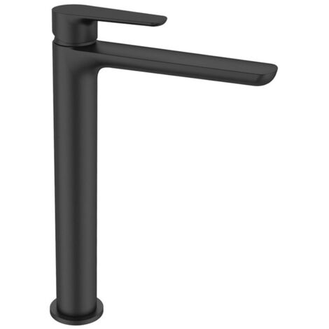 Swiss Aqua Technologies Mood XL Waschtischmischer mit Hebel ohne Auszug, G3/8, Mattschwarz (SATBSMOOD285C)