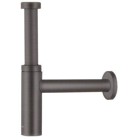 Flowstar S Siphon 1 1/4 Zoll schwarz chrom gebürstet