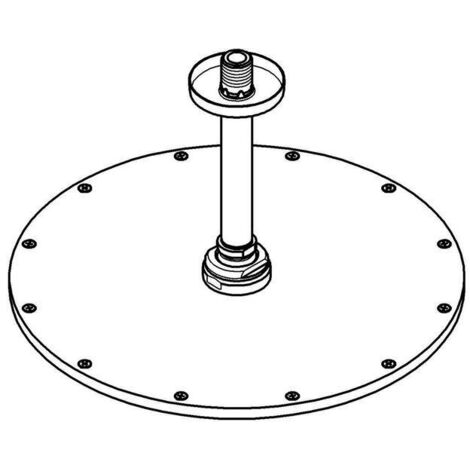 Grohe Rainshower Cosmopolitan 310 Kopf- und Deckenarm 142 mm, 1 Strahl (26067A00) (1/4)