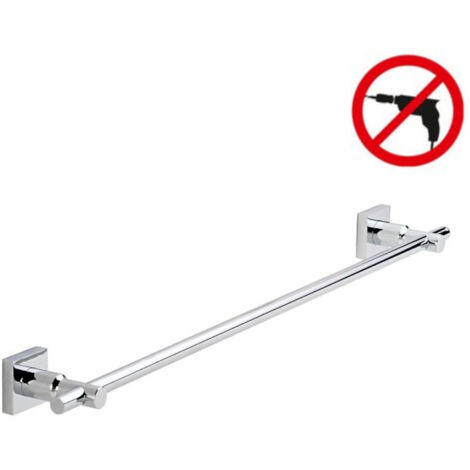 Tesa  Tesa Hukk Handtuchhalter, einfache Montage ohne Bohren, Chrom (40252-00000-00)