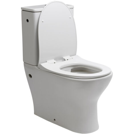 Siko Combi Stand-WC ohne Flansch, mit Slim-Softclose-Sitz - Befüllung von der Seite (EUR990)