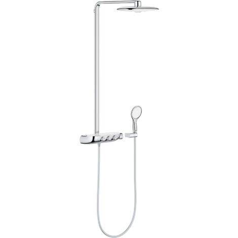 Grohe RAINSHOWER – System SmartControl 360 DUO – Thermostat-Duschsäule 26250LS0 – Ovale Kopfbrause – 3 Jets – GROHE DreamSpray (1/5)
