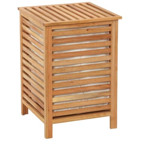 Swiss Aqua Technologies Wäschekorb Naturel Home 45x65x45 cm, Holz  (HOMEKOS1)