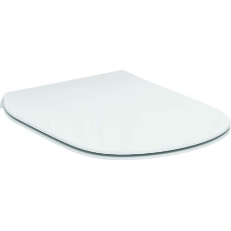 Standard Tesi WC-Sitz Ultradünnen mit Fallbremse, Weiß (T352701)