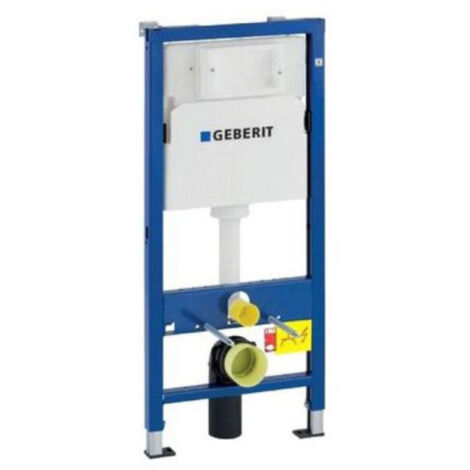 Pack WC Duofix UP100 Vorwandelement + SAT Infinitio WC-Becken spülrandlose unsichtbare Befestigungen + Chromplatte