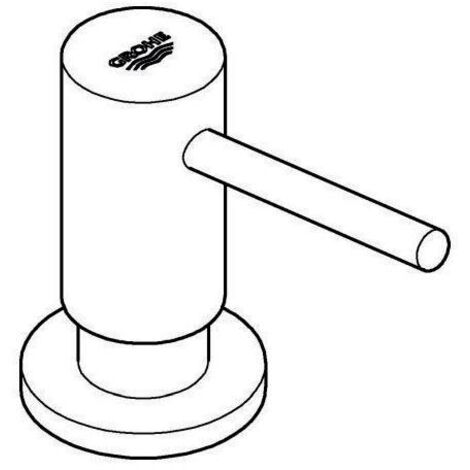 GROHE 40535DC0 Seifenspender Cosmopolitan 40535 Vorratsbehälter 0,4 l supersteel (1/5)