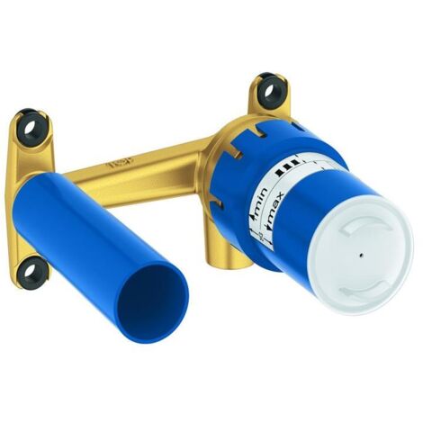 Grohe – Unterputz-Einbaukörper für Einhebelmischer – für 2-Loch-Waschtischbatterien – DR-Messing – mit Dichtmanschette – 23429000 (1/5)