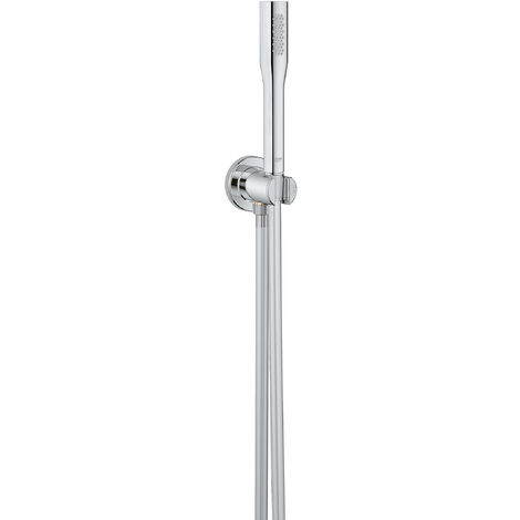Grohe Eurosmart All-in-1 Brauseset mit 21 cm Kopfbrause + 1-Strahl-Handbrause, Chrom (25219001-PERFECTSTICK)