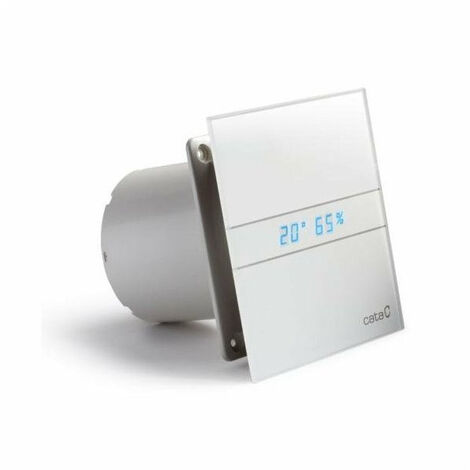 Sapho Cata E - Axial-Badlüfter mit Automat E-100 GTH, 8 W, Rohrleitung 100 mm, weiß 00900200