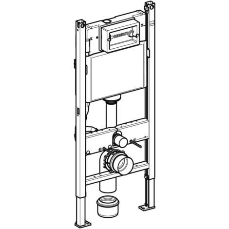 Geberit Duofix Vorrwandelement für Wand-WC 112 cm, Unterputz-Spülkasten DELTA 12 cm (111.153.00.1)