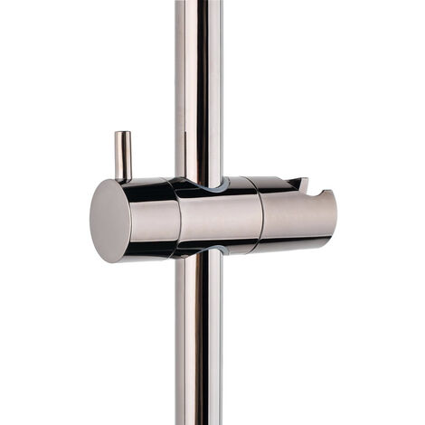 Mice Duschsäule Mit Ausziehbarer Stange 95-125 Cm – Höhenverstellbar, Mattweiß, Inkl. Handbrause