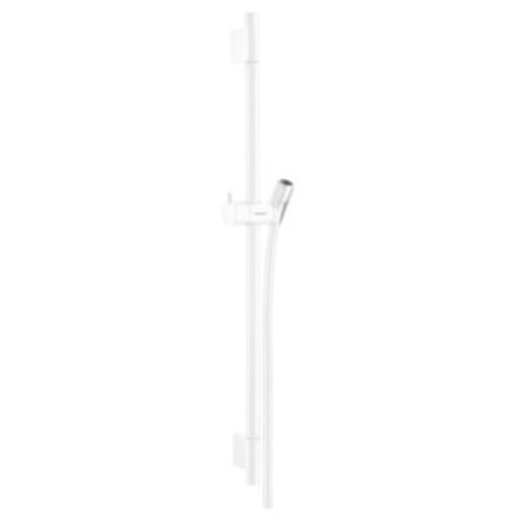 Hansgrohe Unica'S - Duschstange 65 cm, mit Duschschlauch, weißmatt 28632700