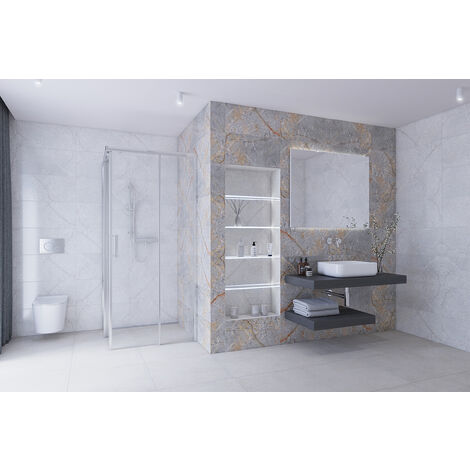WC-Pack Vorwandelement Duofix UP100 + SAT Brevis Wand-WC ohne Spülrand + ultradünner WC-Sitz, Softclose + Bätetigungsplatte